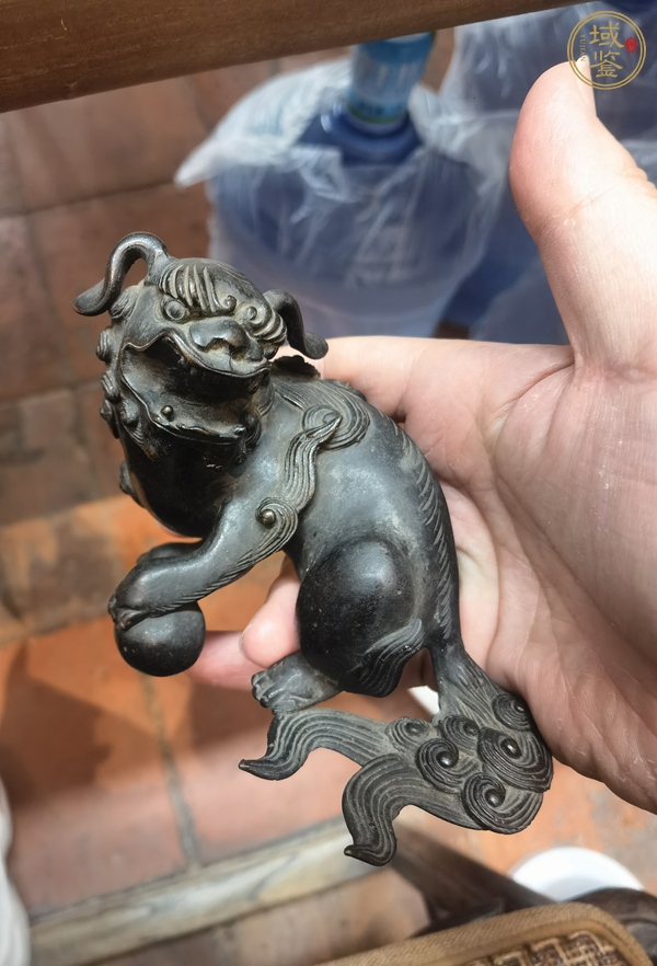 古玩銅器銅獅子真品鑒賞圖