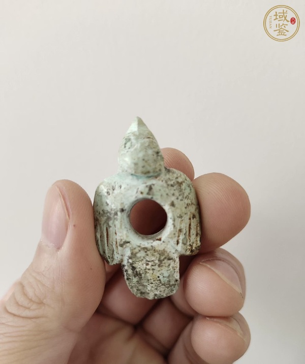 古玩玉器仿古做舊玉鳥型件真品鑒賞圖