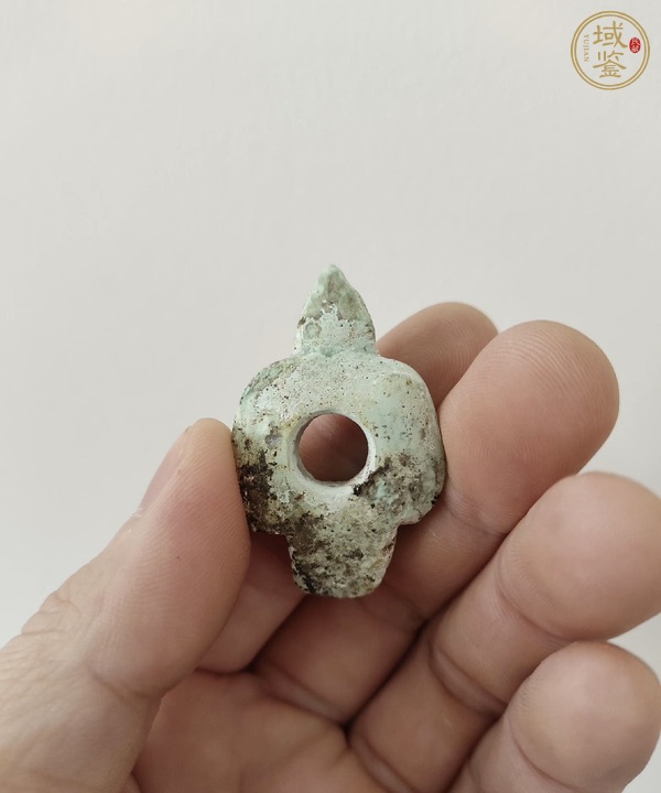 古玩玉器仿古做舊玉鳥型件真品鑒賞圖