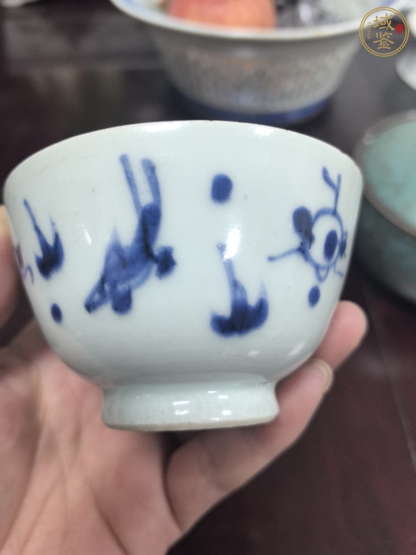 古玩陶瓷青花杯真品鑒賞圖