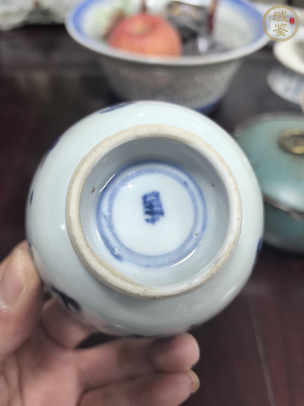 古玩陶瓷青花杯真品鑒賞圖