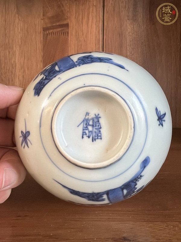 古玩陶瓷青花花鳥紋碗真品鑒賞圖