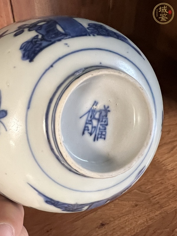 古玩陶瓷青花花鳥(niǎo)紋碗真品鑒賞圖