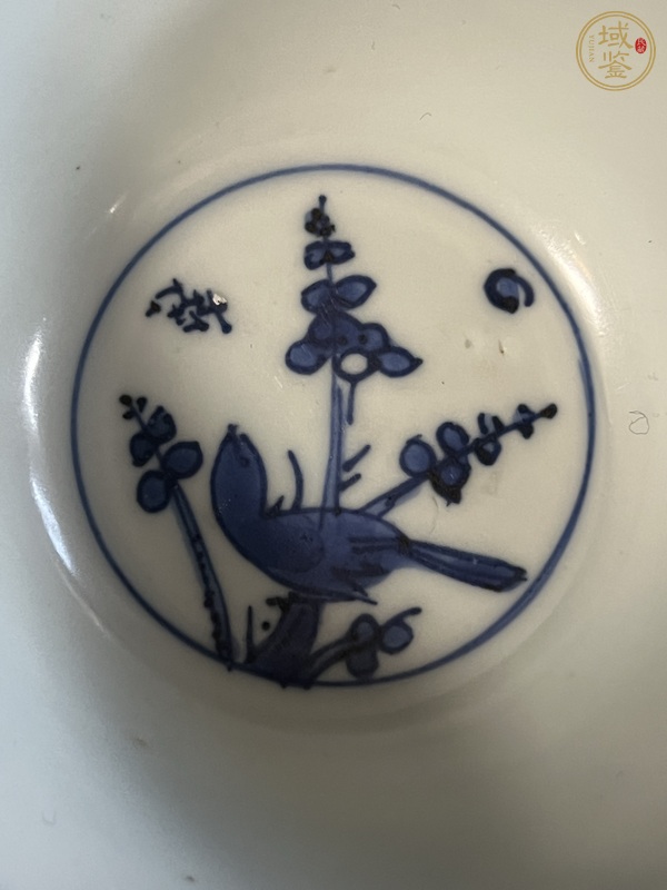 古玩陶瓷青花花鳥紋碗真品鑒賞圖