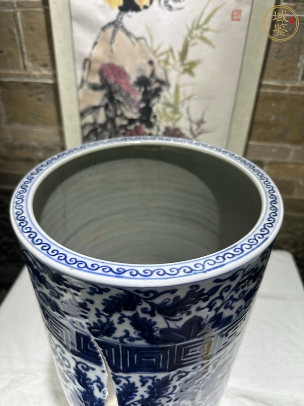 古玩陶瓷青花箭筒真品鑒賞圖