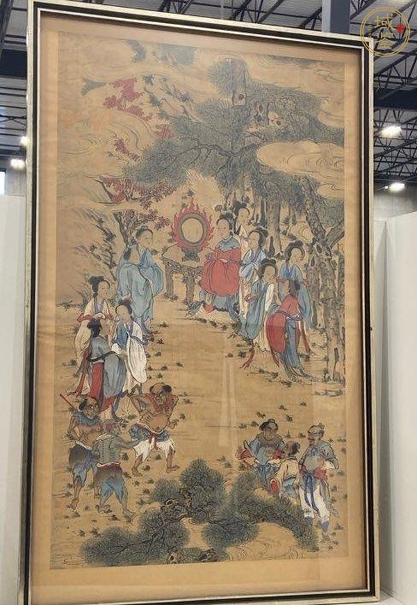 古玩佚名人物畫(huà)真品鑒賞圖