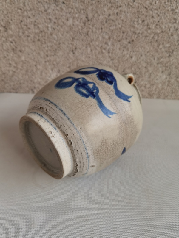 古玩陶瓷青花壽字四系壺拍賣,當前價格456元