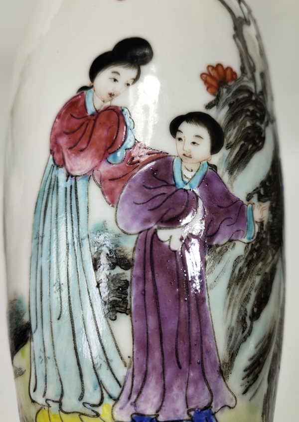 古玩陶瓷民國·粉彩人物故事紋瓶拍賣,當(dāng)前價格4369元