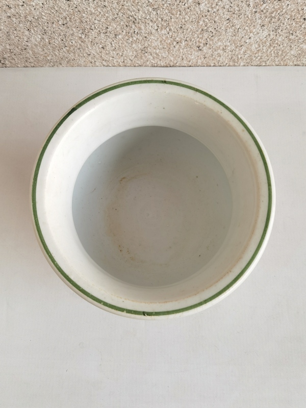 古玩陶瓷釉下彩繪竹報(bào)平安花囊拍賣,當(dāng)前價(jià)格580元