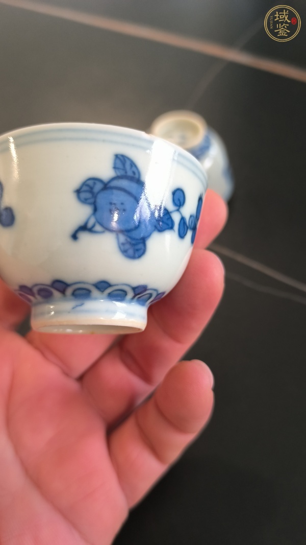 古玩陶瓷青花杯真品鑒賞圖