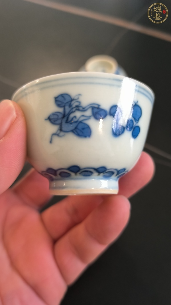 古玩陶瓷青花杯真品鑒賞圖