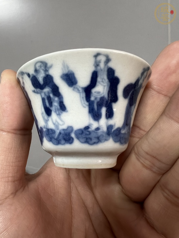 古玩陶瓷青花杯真品鑒賞圖