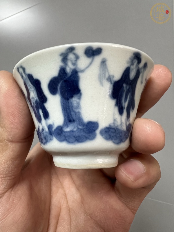 古玩陶瓷青花杯真品鑒賞圖