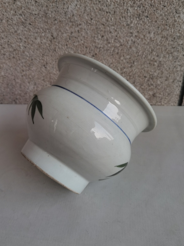 古玩陶瓷釉下彩繪竹報(bào)平安花囊拍賣,當(dāng)前價(jià)格580元