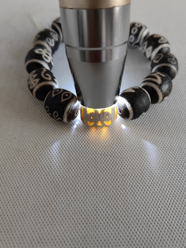 古玩玉器瑪瑙工藝品天珠串拍賣,當前價格398元