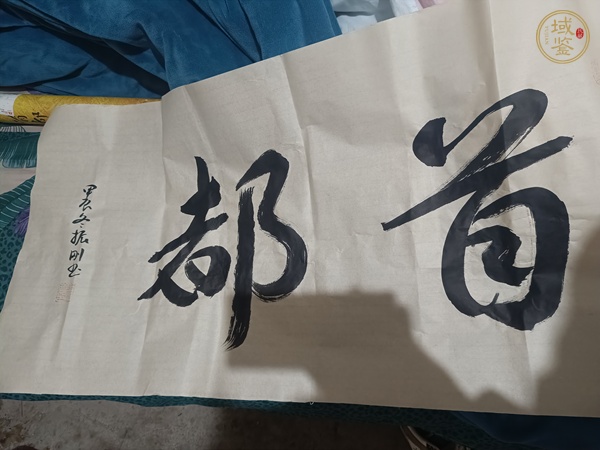 古玩字畫振剛款行書真品鑒賞圖