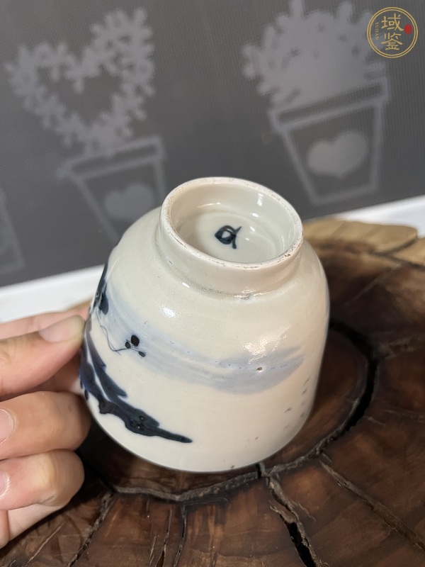 古玩陶瓷青花杯真品鑒賞圖