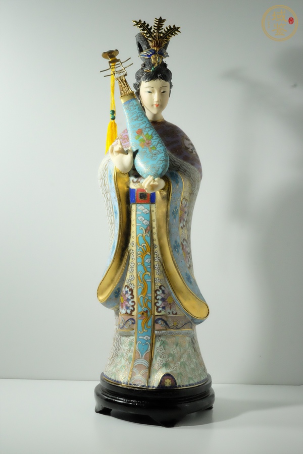 古玩雜項(xiàng)景泰藍(lán)人物真品鑒賞圖