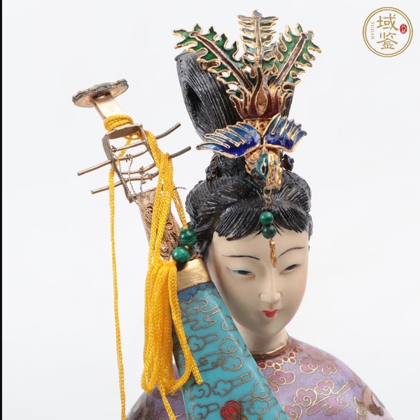 古玩雜項(xiàng)景泰藍(lán)人物真品鑒賞圖