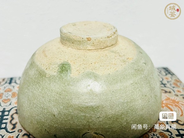 古玩陶瓷洪州窯青釉主人杯真品鑒賞圖