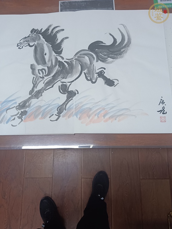 古玩字畫駿馬真品鑒賞圖