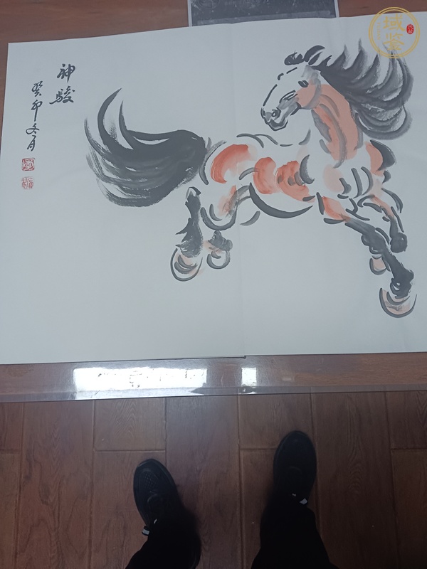 古玩字畫駿馬真品鑒賞圖