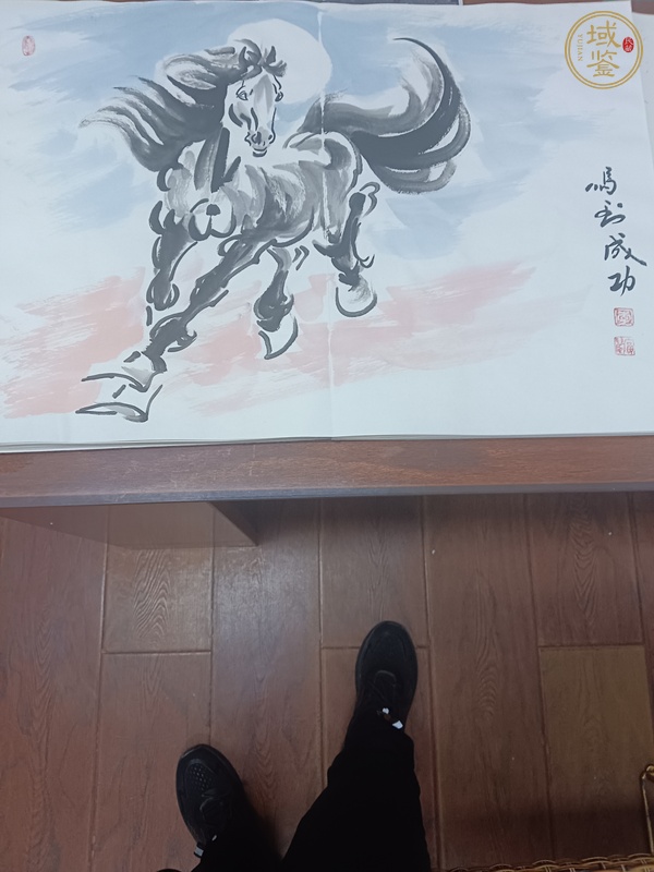 古玩字畫駿馬真品鑒賞圖