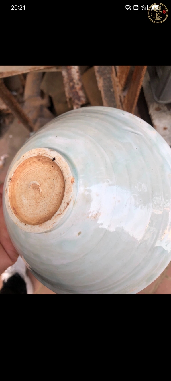 古玩陶瓷青白釉梅花碗真品鑒賞圖