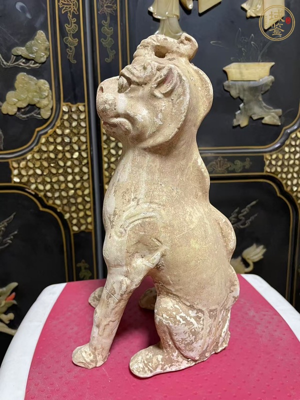 古玩陶瓷隋青·鎮(zhèn)墓獸真品鑒賞圖