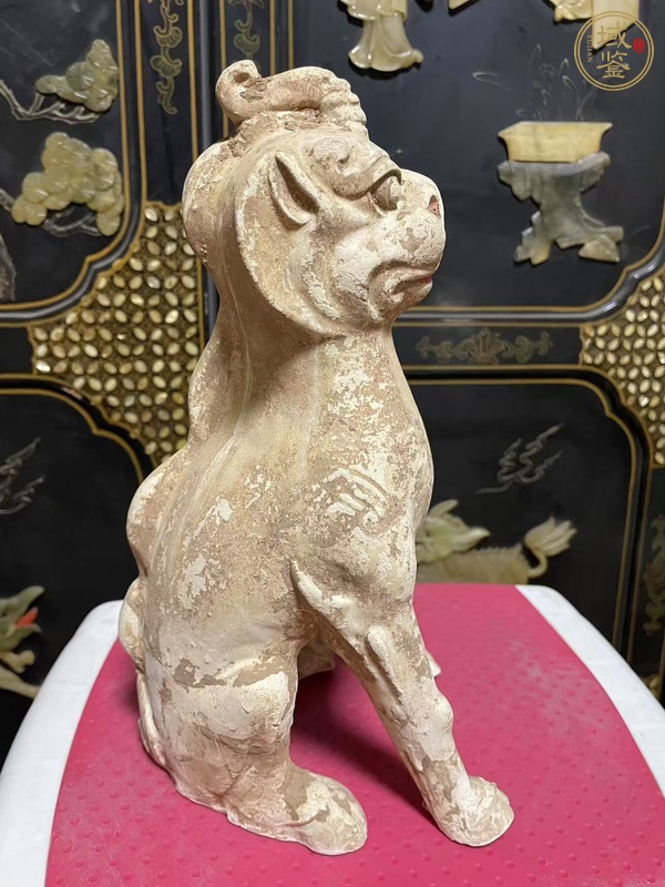 古玩陶瓷隋青·鎮(zhèn)墓獸真品鑒賞圖