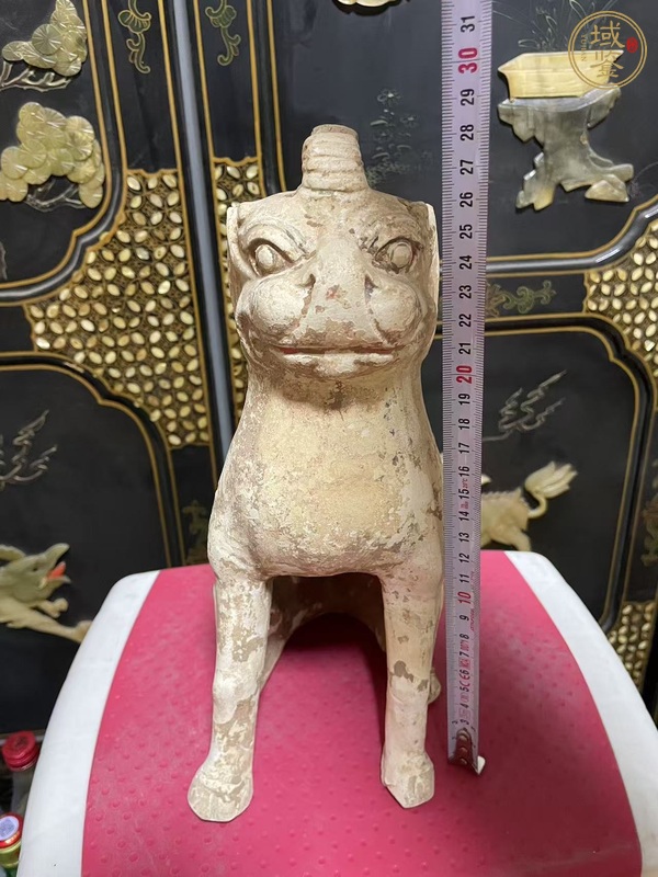 古玩陶瓷隋青·鎮(zhèn)墓獸真品鑒賞圖