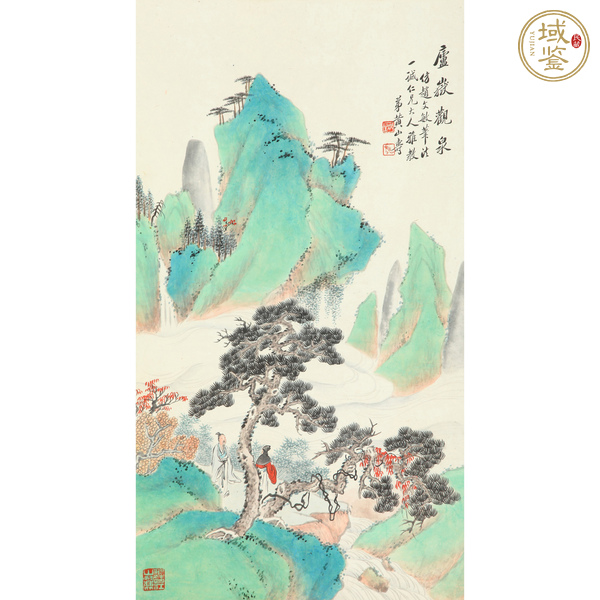 古玩字畫黃山壽山水真品鑒賞圖