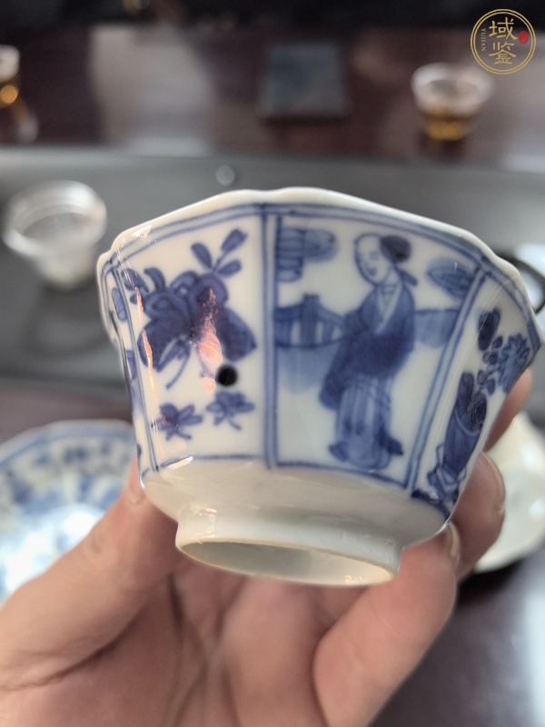 古玩陶瓷青花杯碟真品鑒賞圖