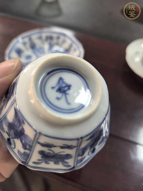 古玩陶瓷青花杯碟真品鑒賞圖