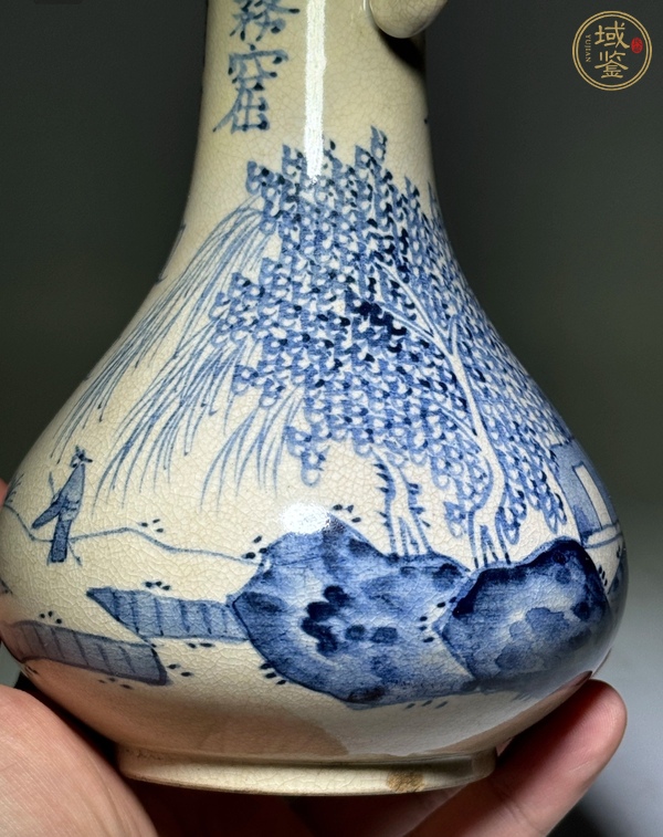 古玩陶瓷青花瓶真品鑒賞圖