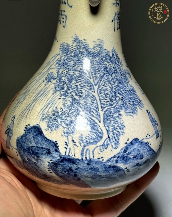 古玩陶瓷青花瓶真品鑒賞圖