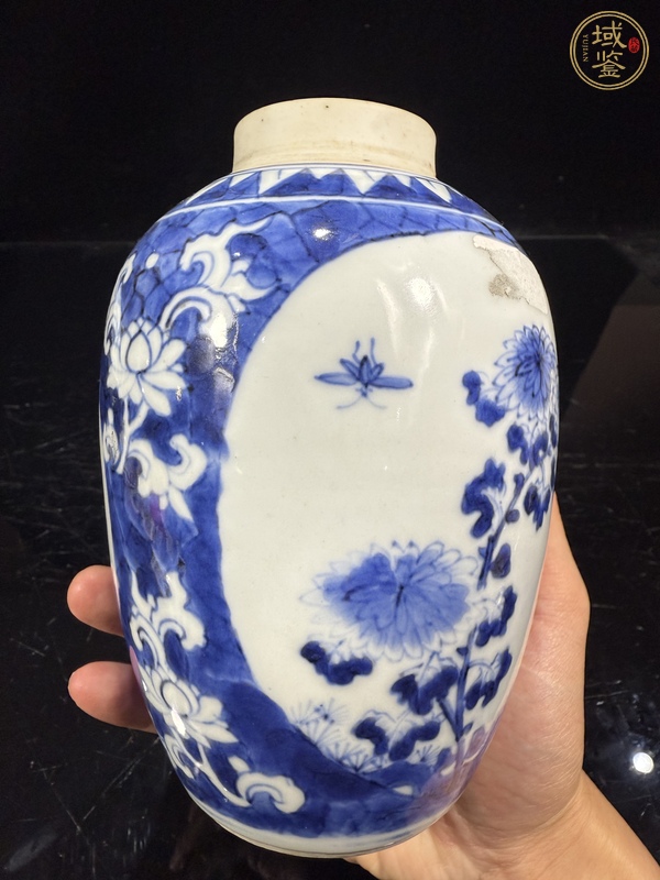 古玩陶瓷青花罐真品鑒賞圖