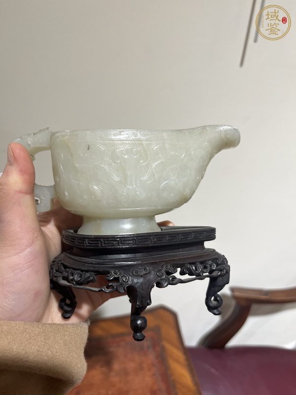 古玩玉器玉匜杯真品鑒賞圖