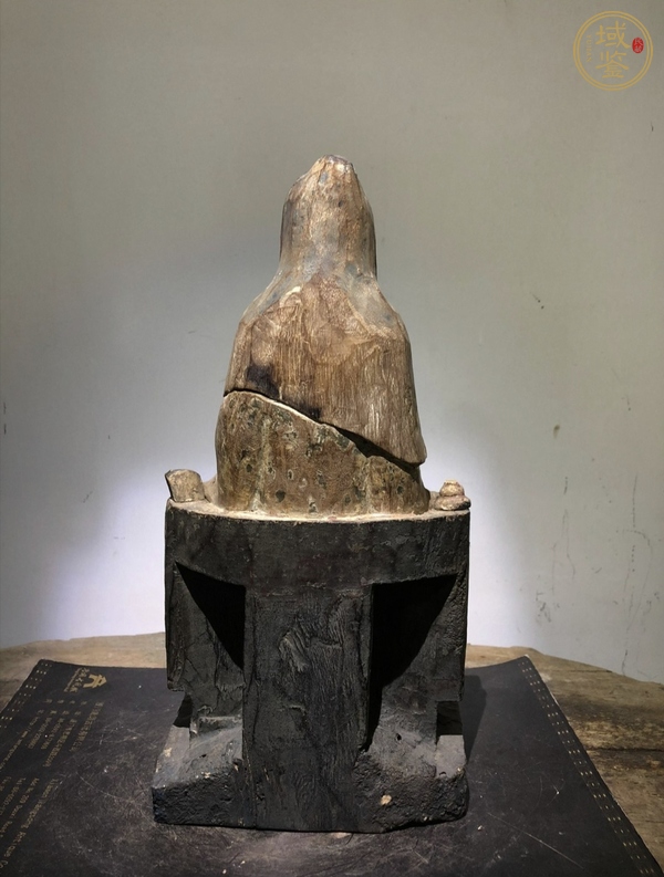 古玩雜項觀音木雕真品鑒賞圖