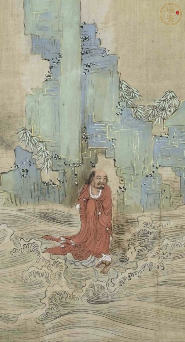 古玩字畫華子宥人物真品鑒賞圖