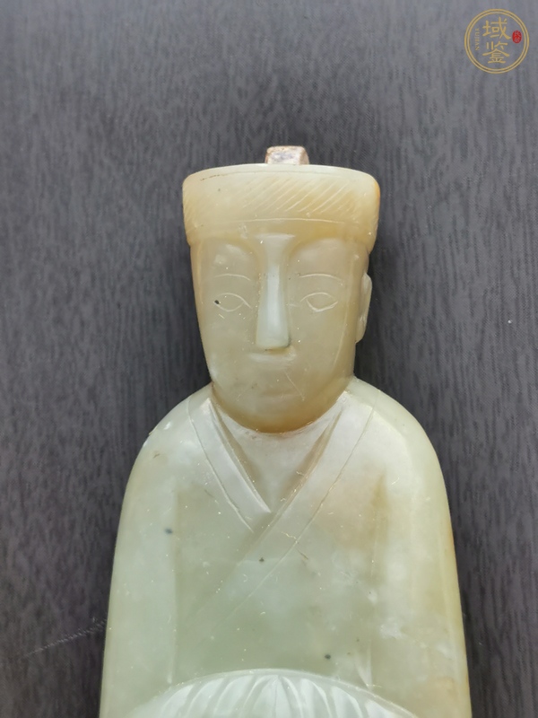 古玩玉器仿古做舊玉人物傭真品鑒賞圖