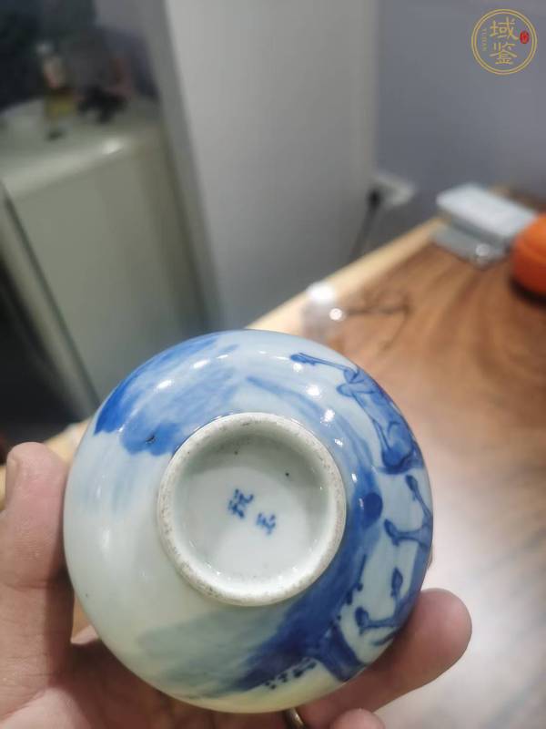 古玩陶瓷青花杯真品鑒賞圖