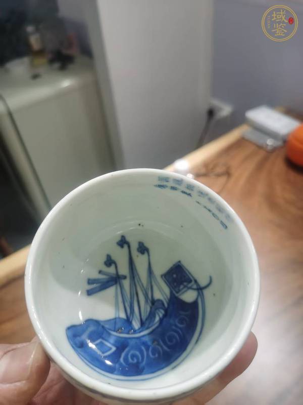 古玩陶瓷青花杯真品鑒賞圖