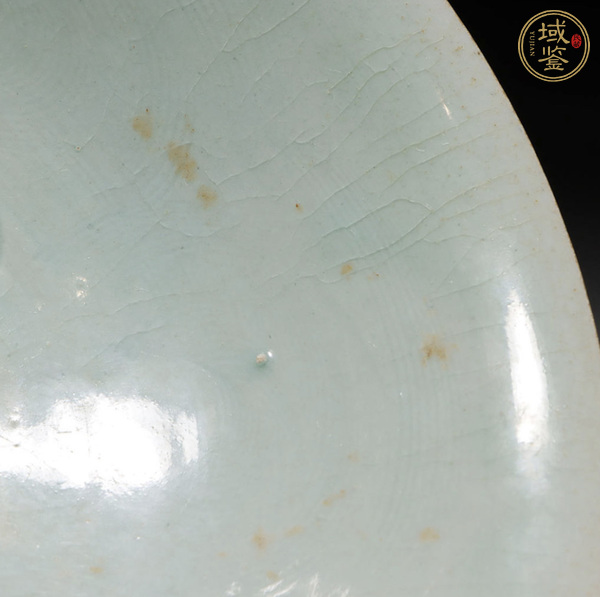 古玩陶瓷青白釉雙魚(yú)斗笠碗真品鑒賞圖