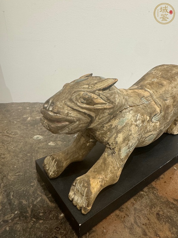 古玩雜項(xiàng)木雕獸真品鑒賞圖