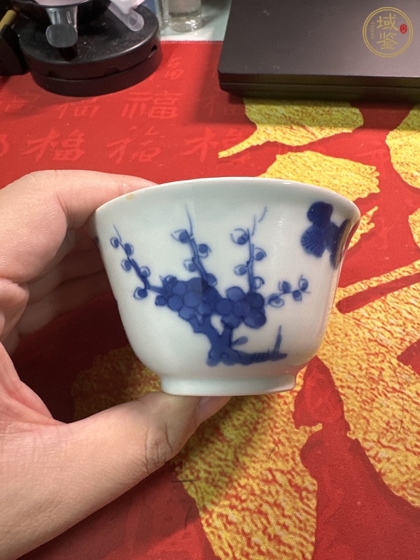 古玩陶瓷青花杯真品鑒賞圖