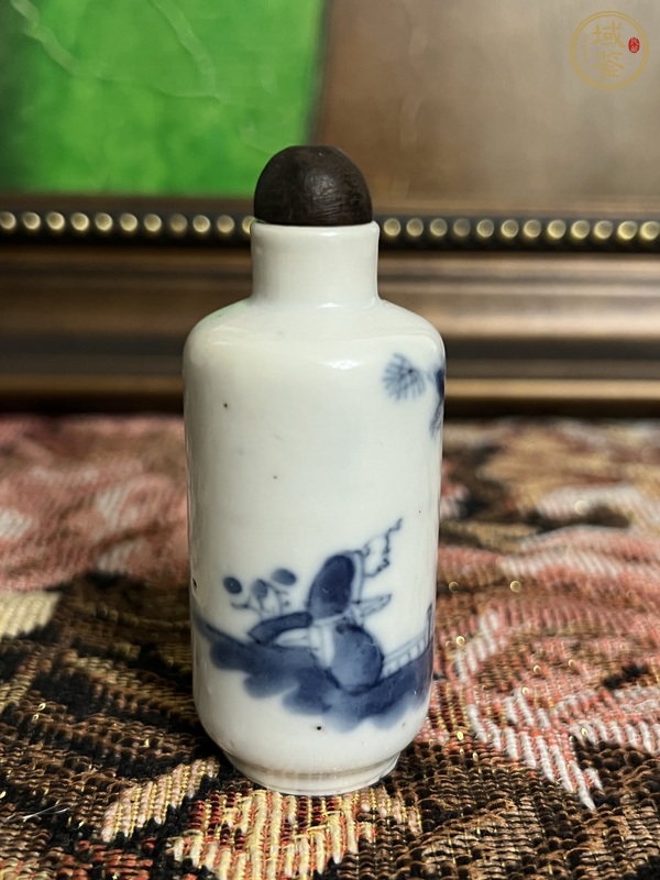 古玩陶瓷青花鼻煙壺真品鑒賞圖