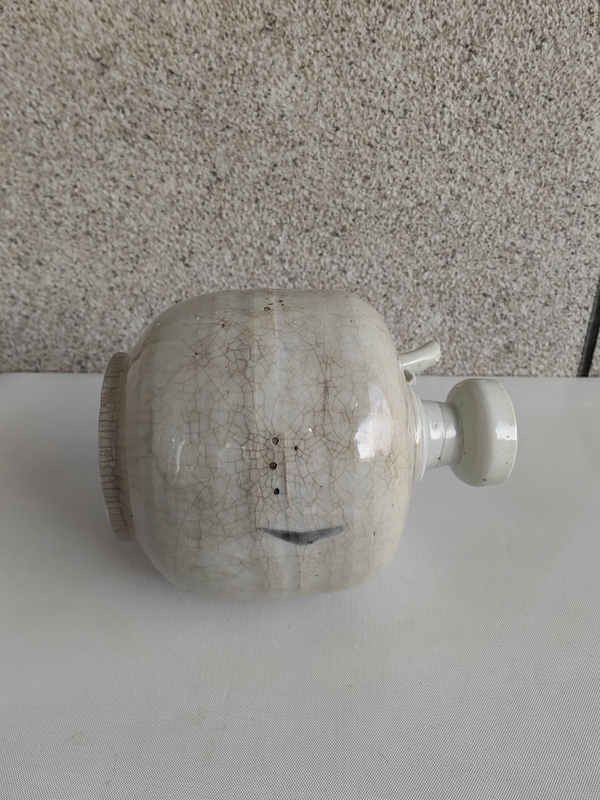 古玩陶瓷青白釉盤口壺拍賣,當前價格980元