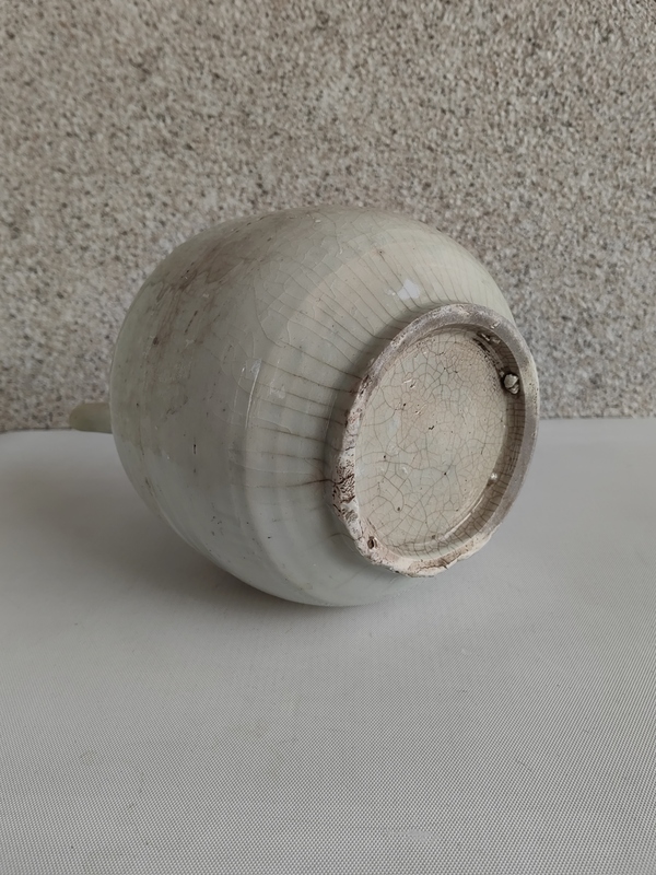 古玩陶瓷青白釉盤口壺拍賣,當前價格980元