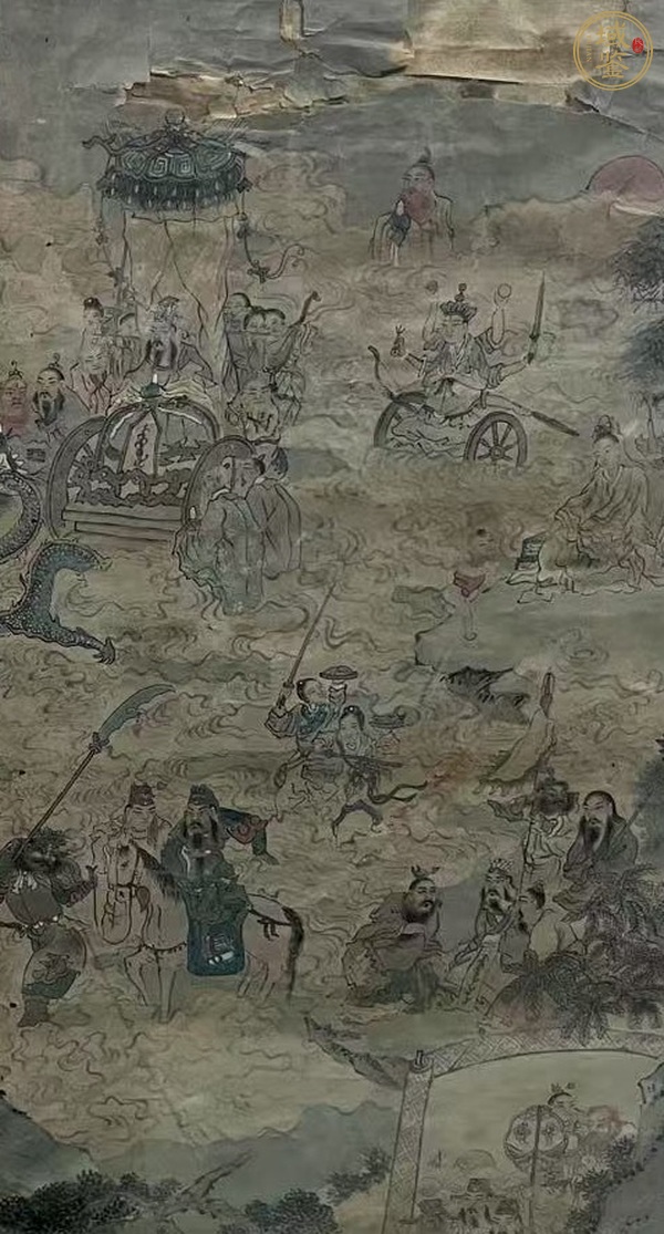 古玩字畫佚名人物畫真品鑒賞圖